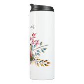 赤面ピンクローズフローラ愛は甘い タンブラー (回転右)