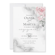 赤面ピンクローズブーケピューターウォーターカラー