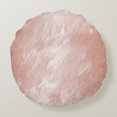 赤面ピンクローズホワイトシェル ラウンドクッション (裏面)