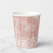 赤面ピンクローズホワイトシェル 紙コップ (裏面)