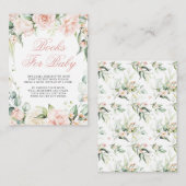 赤面ピンクローズユーカリプトゥスガールブズベビー エンクロージャーカード (正面/裏面)