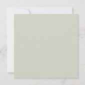 赤面ピンクローズ素朴フローラ結婚ズ 招待状 (裏面)