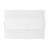 赤面ピンクローズ結婚式招待状ベリーバンド 招待状ベリーバンド (裏面例)