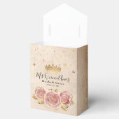 赤面ピンクローズ金ゴールドサンキューバースデーパーティー フェイバーボックス (オープン)