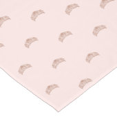 赤面ピンクローズ金ゴールドティアラキンセアニェラ誕生日 ショートテーブルランナー (コーナー)