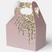 赤面ピンクローズ金ゴールドSweet sixteen フェイバーボックス (裏面)