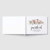 赤面ピンクローズ80thバースデーパーティーゲストブック ゲストブック (全面)