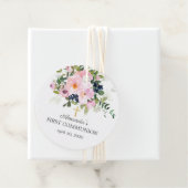 赤面ピンクローズ&ペオニーファーストホーリーコミュニオン フェイバータグ (インサイチュ)