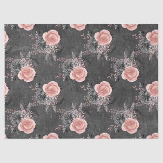 赤面ピンクローゼオンチャコールデクページ 薄葉紙 (正面)