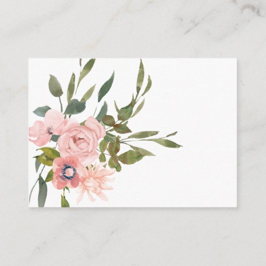 赤面ピンクローゼスは何人のキスブライダルゲーム エンクロージャーカード (裏面)