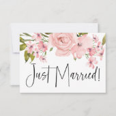 赤面ピンクローゼスフローラたった今結婚しました (正面)