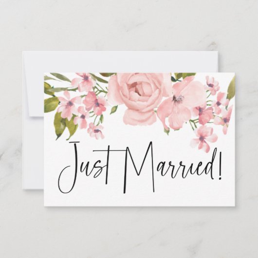 赤面ピンクローゼスフローラたった今結婚しました (正面)