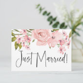 赤面ピンクローゼスフローラたった今結婚しました (スタンド正面)