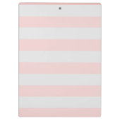 赤面ピンクヴィンテージフローラカスタム クリップボード (裏面)