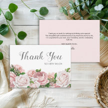 赤面ピンクヴィンテージフローラ誕生日ありがとう