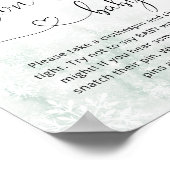 赤面ピンク冬ベビーゲームポスター ポスター (角)