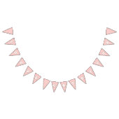 赤面ピンク女性のカーボーイバンダナ |ハッピーバースデー バンティングフラッグ (全)