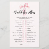 赤面ピンク彼女はむしろブライダルシャワーゲーム (正面)