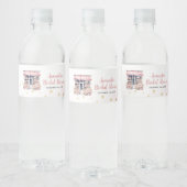 赤面ピンク彼女は市場のブライダルシャワー ペットボトルラベル (ボトル)