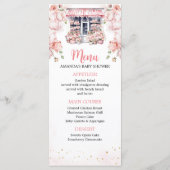 赤面ピンク彼女は市場のブライダルシャワー メニュー (裏面)