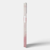 赤面ピンク抽象芸術曲線フェミニン Case-Mate iPhoneケース (裏面 / 右)
