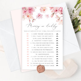 赤面ピンク推測誰がママかパパのゲームを言った