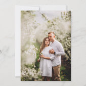 赤面ピンク日付の保存 セーブザデート (裏面)