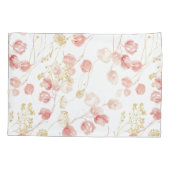 赤面ピンク春夏の庭にマッチduvet 枕カバー (裏面)