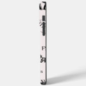 赤面ピンク書道パリフランスエッフェルタワー Case-Mate iPhoneケース (裏面 / 左)
