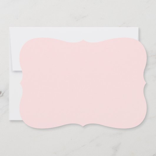 赤面ピンク書道メイド・オブ・オーナー(花嫁付き添い人)案 招待状 (裏面)