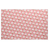 赤面ピンク桜さくらんぼ日本の花 ファブリック (ヤード)