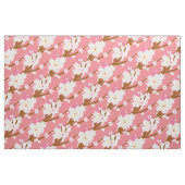 赤面ピンク桜さくらんぼ日本の花 ファブリック (ファットクウォーター)