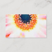 赤面ピンク水彩フローラデイジー名刺 名刺 (正面)