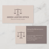 赤面ピンク法律事務所 名刺 (正面/裏面)