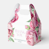 赤面ピンク牡丹ウォーター結婚カラー フェイバーボックス (裏面サイド)