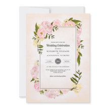 赤面ピンク牡丹ウォーター結婚カラー