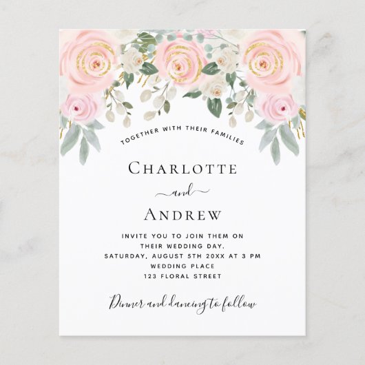 赤面ピンク白花模様ソーシャルメディ結婚アの (正面)