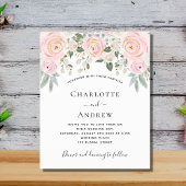 赤面ピンク白花模様ソーシャルメディ結婚アの