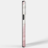 赤面ピンク白金ゴールド黒牛皮動物 Case-Mate iPhoneケース (裏面 / 右)