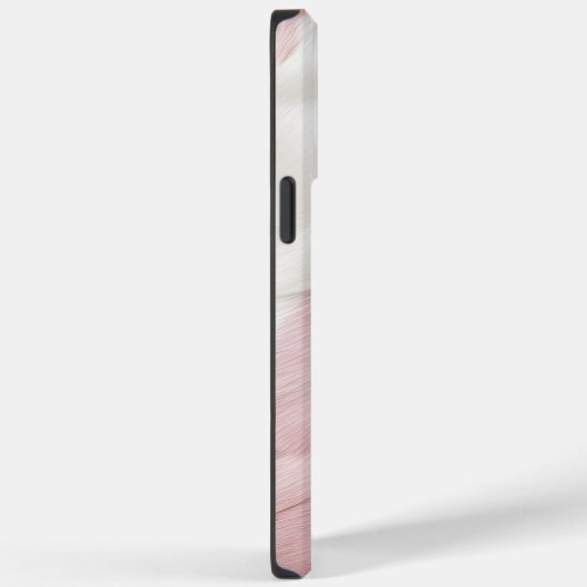 赤面ピンク白金ゴールド黒牛皮動物 Case-Mate iPhoneケース (裏面 / 右)