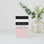 赤面ピンク白黒バラ金ゴールドフレンド参照 紹介カード (スタンド正面)