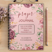 赤面ピンク祈りの言葉ジャーナル聖なる書物、 経典ノート ノートブック