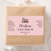 赤面ピンク紙のテクスチャを明確にする血清ラベル ラベル (インサイチュ)