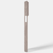 赤面ピンク素朴ウォッシュ木目モノグラム Case-Mate iPhoneケース (裏面 / 右)