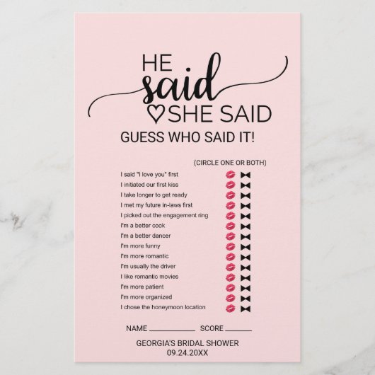 赤面ピンク結婚の書道の単語検索ゲーム (正面)