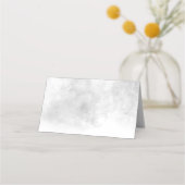 赤面ピンク結婚フローラ座席表 プレイスカード (裏面)