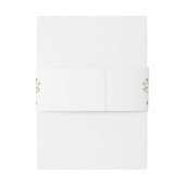 赤面ピンク結婚フローラ 招待状ベリーバンド (裏面例)