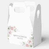 赤面ピンク結婚ローズのセレモニー特典ボックス フェイバーボックス (オープン)