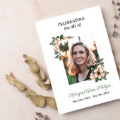 赤面ピンク花模様写真祝のライフプログラム プログラム