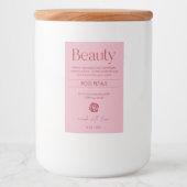 赤面ピンク製品ラベル フードラベル (正面)